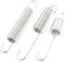 uxcell 3 in 1 Ring Metal Motorcycle Kickstand Spring Silver Tone...