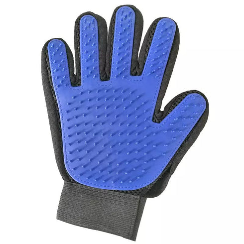 Pet Hair Remover Glove - Gentle Grooming Brush - Deshedding - Massage Mitt with Enhanced Five Finger Design - Perfect for Dogs & Cats Long Short F...