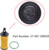 Oil Filter Replacement for Maserati Ghibli 2014-2019 Maserati Quattroporte 2014-2019 Maserati Lavante 2017-2019 V6 3.0L Replaces #311401 298939...
