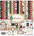 Carta Bella Paper Company Christmas Collection Kit paper, Red/Green/Black/Tan, 12-x-12-Inch...