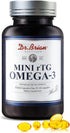 Dr.Brian Fish Oil Supplement 130 Softgel, Highly Absorbed rTG Mini Omega 3 Fish Oil Capsule with EPA/DHA Fatty Acids Vitamin D E, 500mg rTG Omega-...