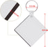 Duufin 120 Pieces Square Sublimation Keychain Blanks Double Side Heat Transfer Blanks MDF Key Rings Blank Board Key Chain Blanks for Sublimation D...