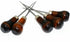 Pack of 5 Gourd Shape Leather Craft Cloth Wood Handle Scratch Awl Tool Pin Punching...