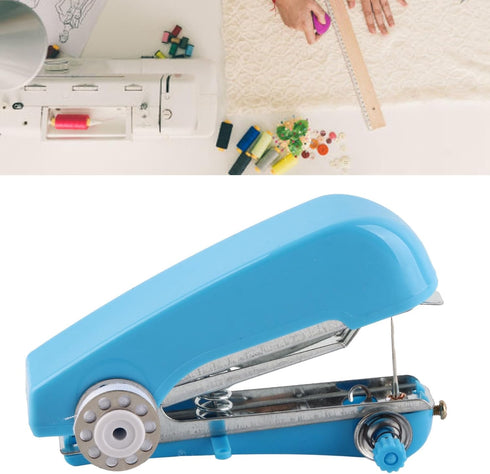 HEEPDD Handheld Sewing Machine, Portable Mini Manual Stitching Machine for Clothes Fabrics DIY Home Travel...