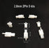 400Pcs 2.8mm 2 3 4 6 9 Pin Automotive Electrical Wire Connector Male Female Socket Plug Header Crimp Wire Terminals Kit for Boat, Car, Motorcycle...