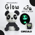 CIRCULO Glow in Dark Fingering Yarn, 100% Polyester, 114.8 yds /105 m, 1.76 oz / 50 g, Ball (Pack of 1), Green......