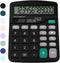 Office Desk Calculator, Cute Calculator for Kids, Basic Calculators Desktop, Dual Power Simple Financial Calculator with Big Button Large Display ...