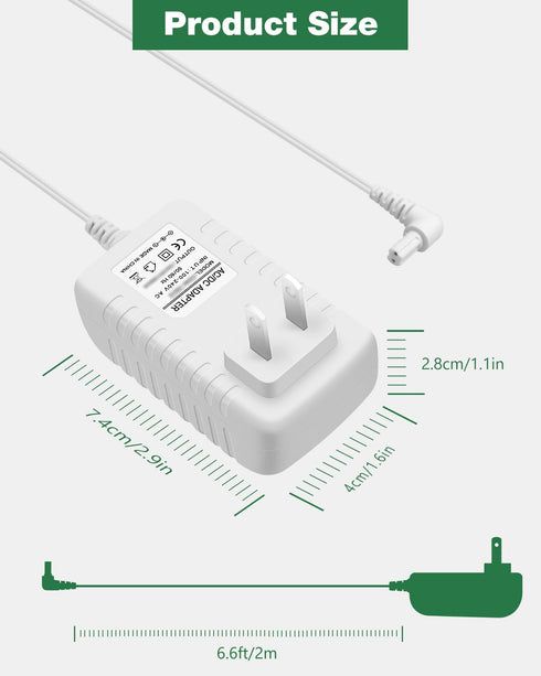 15V Black & Decker Vacuum Cleaner Charger for 90627870 Dusbuster Handheld Vacuum Cleaner S003AQU1500015 HHVI315JO42 HFVB315J22 HHVI320JR02 9062903...