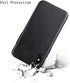 TOOVREN for iPhone X Leather Case Protective Ultra Thin Vintage Anti-Slip Grip Shell Hard Back Cover for iPhone X /10 5.8'' Black...