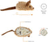 Gigwi Interactive Cat Toy Mouse, Moving Automatic Cat Toys Mice Electronic with Furry Tail, Automatic Squeaky Cat Toys for Kitten Indoor/Outdoor E...