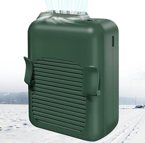 Wearable Portable Waist Clip Fan Personal Body Fan Super Powerful 6000mAh Upto 23H Long Endurance Work cooling and Heatstroke Prevention Fan (6000...