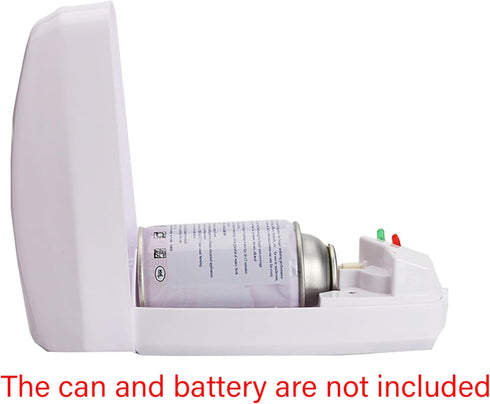 Automatic air freshener dispenser, Wall Mounted or Free Standing automatic adjustable fragrance aerosol spray sprayer white 300mL...