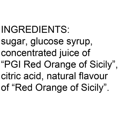 Serra Le Italiane, Italian Natural Hard Candy Filled With Red Orange From Sicily Italy, 3.5 Ounce...
