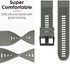 NotoCity Compatible Fenix 5 Band 22mm Width Soft Silicone Watch Strap for Fenix 5 Plus/Fenix 6/Fenix 6 Pro/Fenix 7/exip/Forerunner 935/945/Approac...