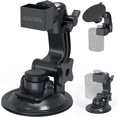 Body Camera Suction Cup Mount with Easy Remove Washable Reuable Magic Sticky Gel Pad for P100 and Widely Compatible with Other Body Camera Perfect...
