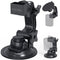 Body Camera Suction Cup Mount with Easy Remove Washable Reuable Magic Sticky Gel Pad for P100 and Widely Compatible with Other Body Camera Perfect...