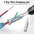 4 Pcs Wire Twister Tool for Drill, Wire Nut Twister Wire Stripper Tool Connector Driver with 1/4" Chuck Cable Quick Stripping Electricians Tools...