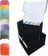 3-Pack • 400-CT Cardboard Trading Card Storage Box With Dividers Baseball Cards Holder Trading Cards Organizer,Cardboard Card Storage Boxes for TC...
