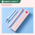 Kaco FIRST Gel Pens Cute Stationery, Pack of 2 Pieces Heart Pen Set with Extra 4 Black Refills (2 Pink)...