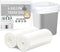Small Trash Bags 4 Gallon, 100 Count Small Garbage Bags Bathroom Trash Bags White Trash Bags Trash Can Liners Mini Trash Bags Trash Bags Unscented...