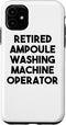 iPhone 11 Retired Ampoule Washing Machine Operator Case...