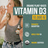 Organic Vitamin D3 10,000 IU - Plant D3, Vegan, Max Strength Sublingual Liquid D3 Drops - 200% Higher Absorption, 100% Plant-Based Cholecalciferol...
