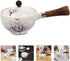 UPKOCH Tea Set Japanese Tea Set Teapot with Infuser Teapot Blooming and Loose Leaf Tea Maker with Wooden Handle Asian Kitchen Tea Kettle Style 1 T...