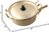 Ramen Pot, Korean Ramen Cooking Pot With Lid Spoon and Chopsticks, Fast Heating For Kitchen Cookware (Double handle)...