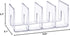 LUGUNU Clear Acrylic Desk File Sorter Purse/Handbag Organizer clutch divider Mesh Folder Office Supplies Stand Bookshelf (3 Sections) (4 Sections)...