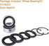 Wheel Bearing Fits for Honda FourTrax 300 4x4 1988-2000,Replaces # 91051-HC5-003 91051-HC5-004 2Pcs,Dust Seal (40X58X7) 2Pcs Oil Seal (38X50X7) 2P...