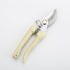 Garden Scissors for Flowers and Fruits, Transplant scissors, Bonsai and Fruits Picking, Tree Pruning (Curved), White...