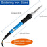 Soldering Iron Kit Soldering Kit With Temperature Adjustable Electric Soldering Gun,60w 110v Soldering Iron With Ceramic Heater,5pcs Different Sol...
