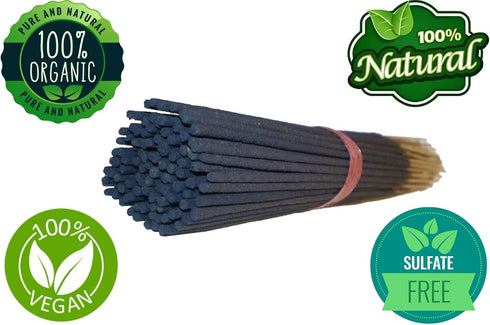 Yajna-Frankincense-and-Myrrh 100%-Natural-Handmade-Hand-Dipped-Incense-Sticks Organic-Chemicals-Free for-Purification-Relaxation-Positivity-Yoga-M...