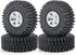 4Pcs RC Tires Terrain Rubber Tires for 1/18 Tra-xxa Trx4m Axial SCX24 RC Crawler Car Upgrade...