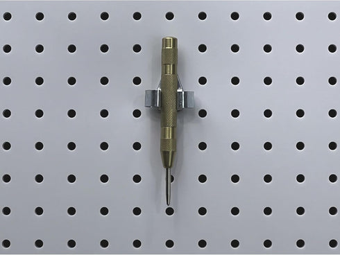 Triton Products Spring Clip Pegboard Hook - 1 1/8", Pack of 10, Chromate Dipped Steel Durahook for 1/8" and 1/4" Pegboards and Duraboards...
