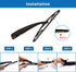 WTI Rear Wiper Arm Blade Set Compatible With Ford Escape 2020-2023 Rear Windshield Window Wiper Kits Replacement OEM LJ6Z 17526 B / LJ6Z-17526-B /...