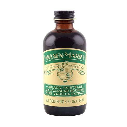 Nielsen-Massey Organic Fairtrade Madagascar Bourbon Pure Vanilla Extract,4 ounces (packaging may vary)...