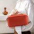 Large Capacity Cosmetic Bag, Travel Cosmetic Storage Bag with Handle, Portable Zipper Cosmetic Bag Toiletry Bag Makeup Bag Large with Compartments...