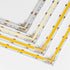 BTF-LIGHTING FCOB COB 10mm/0.39in Width LED Strip Connector Kit 6Pcs 3 Pin Transparent Gapless L-Shaped Connectors 4Pcs 4Pin Strip to Strip Connec...