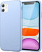 JETech Silicone Case for iPhone 11 (2019) 6.1-Inch, Silky-Soft Touch Full-Body Protective Case, Shockproof Cover with Microfiber Lining (Light Blu...