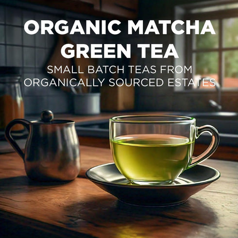 Maud's Organic Matcha Green Tea Pods, 24 ct, Recyclable Single Serve Tea Pods – 100% Gourmet Blended Tea Leaves, Compatible with Keurig K Cups Mak...
