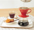 Hario VDCR-02R V60 02 Coffee Dripper Ceramic Red Coffee Drip for 1-4 Cups...