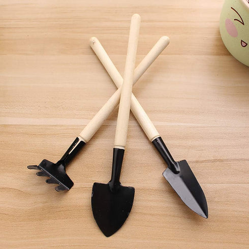 6 Pcs Small Rake Shovel Spade Set Mini Garden Succulent Tools Set Gardening Tool Kit Transplanting Planting Tools Kit...