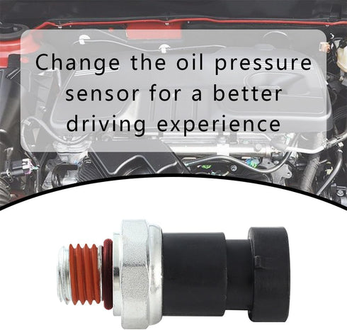 Oil Pressure Sensor Switch, Engine Oil Pressure Switch Compatible with Chevy Equinox Colorado Trailblazer, GMC Canyon Envoy, Buick Enclave Lacross...