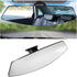 Car Rear View Mirror, HD 360° Adjustable Anti-glare Adjustable Extra Wide Automotive Panoramic Rear View Mirror with Suction Cup, Interior Decor U...