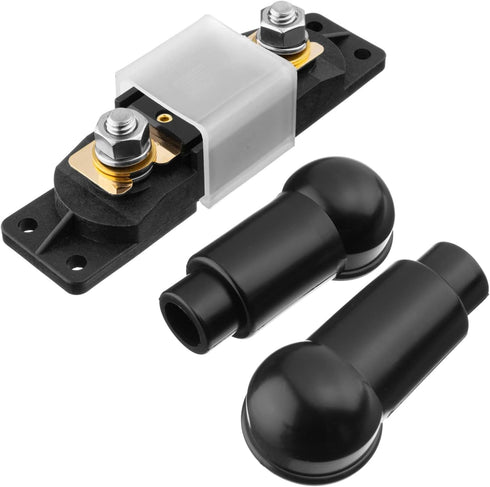 Spartan Power 150 Amp ANL Fuse & Holder Kit Black...