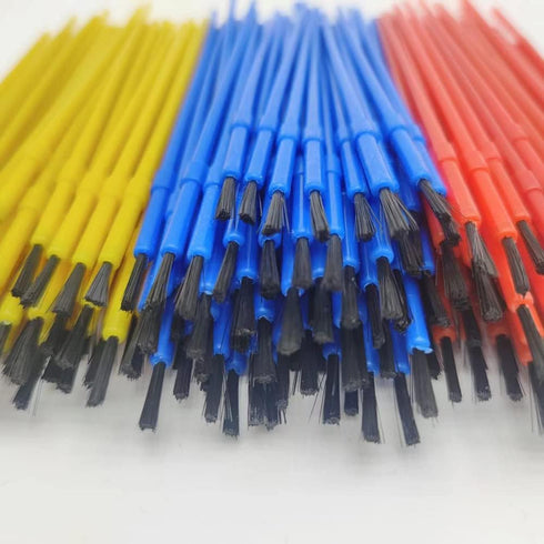 150pcs Plastic Paint Brushes Set Acrylic Paint Brushes Watercolor Brushes Colorful Detail Painting Kit Art Supplies for Kids Educational & Learnin...