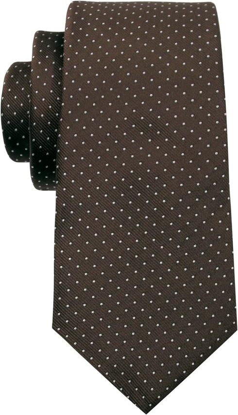Mantieqingway Ties For Men 2.95" Classic Dot Satin Neckties Casual Business Mens Tie for Daily Dress, College, Party...