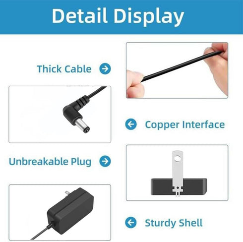 24.8V Replacement Charger for Shark Cordless Vacuum Cleaner, 6.6Ft Wall Plug Cord (DK33-248080H-U)...