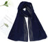 Woeoe Chiffon Muslim Hijab Navy Blue Rhinestone Long Scarf Lightweight Breathable Head Wrap Scarf Shawl for Women and Girls...